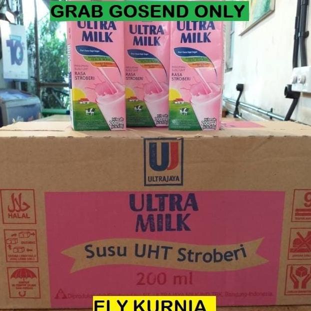 

Susu UHT Ultra Stroberi 200 ml 1 Dus / Ultra Strowberry TERLARIS TERPERCAYA ORIGINAL