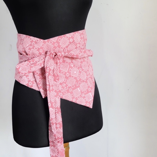 Obi Belt Sabuk Batik Pink