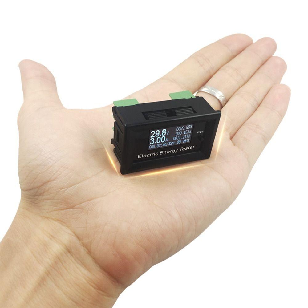 Solighter Digital Voltmeter Ammeter LCD Display DC 150V/20A 3KW Wattmeter Volt Tester Kapasitas Arus