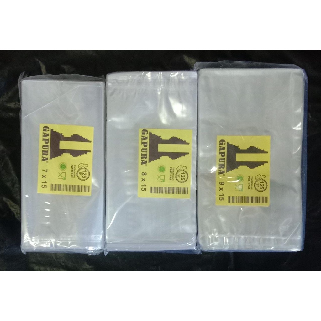 Plastik PP uk.7x15 / 8x15 / 9x15 Plastik PP Bening