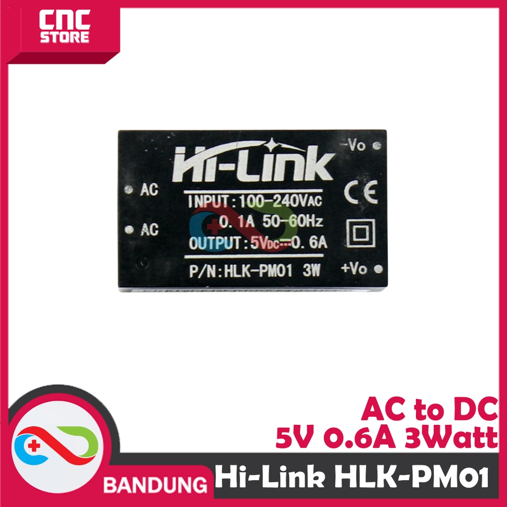 HI-LINK HLK-PM01 AC TO DC ISOLATED 5V 600MA 3 WATT