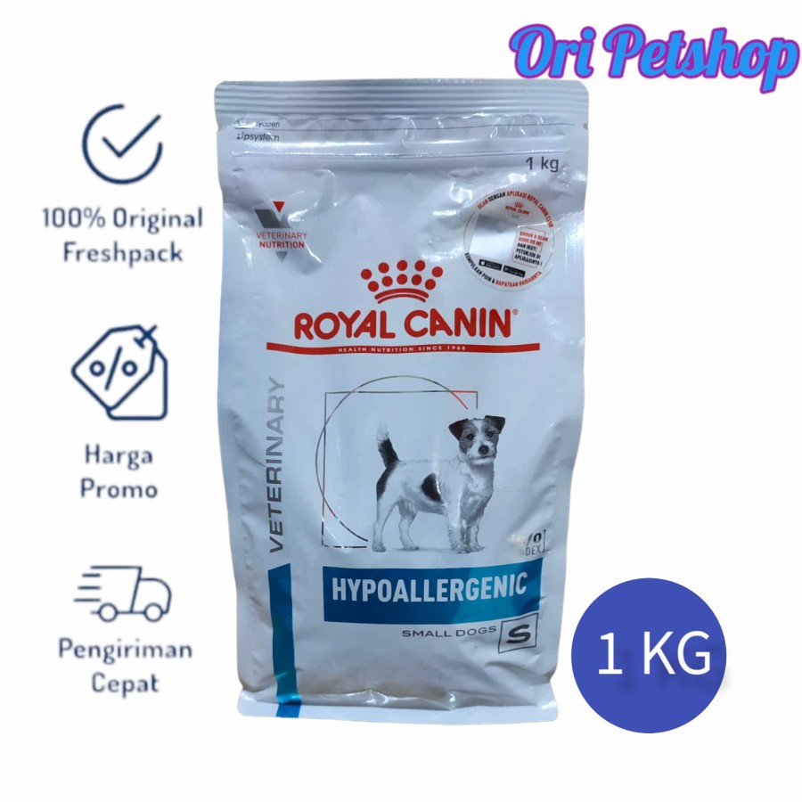 royal canin vet Hypoallergenic small dog 1kg Freshpack