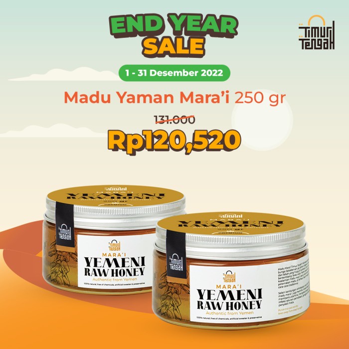 

[BEST SELLER] Madu Yaman Marai Timur Tengah Raw Honey Yemeni Pure Original