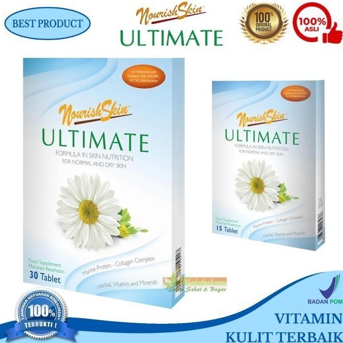 Nourish Skin Ultimate 15 30 Tablet Melembabkan Wajah Terbagus Nuriskin