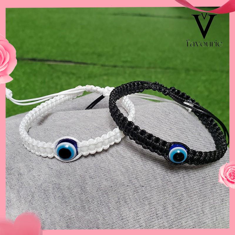 CODGelang Tali Simple Evil Eye Biru Gelang Merah Keberuntungan-FA