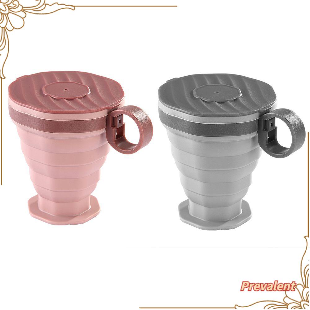 Preva 220ml Collapsible Silicone Cup Camping Travel Bekal Olahraga &amp; Luar Ruangan Mug Minum Lipat