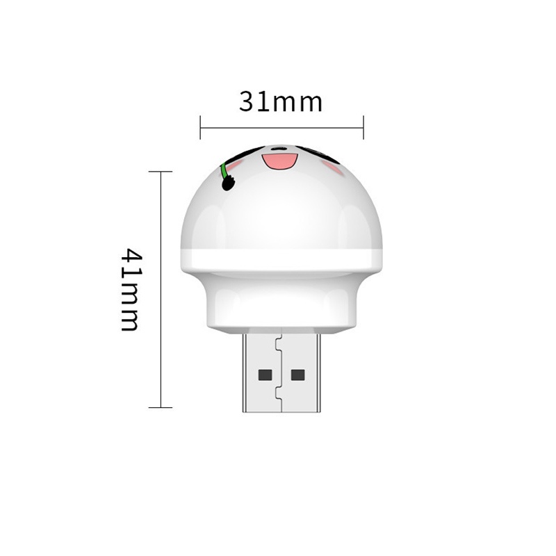 Banyak Gaya Lucu Bentuk Panda Mini USB Plug Light/Pencahayaan Lembut Pelindung Mata Kartun Lampu Malam/Kamar Anak Lampu Tidur Bulat Hias