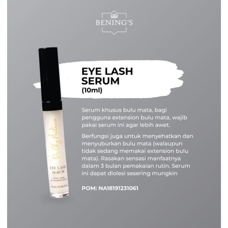 EYELASH SERUM BENINGS SKINCARE