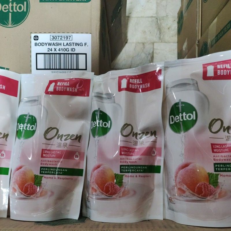 dettol random fresh/onzen Momo &amp; raspbery 410 ml