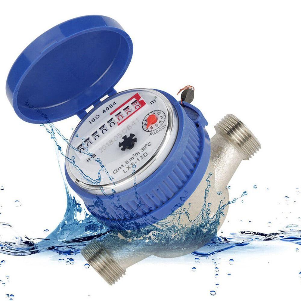 Solighter Water Meter Cerdas Rotasi Taman Counter Flow Meter