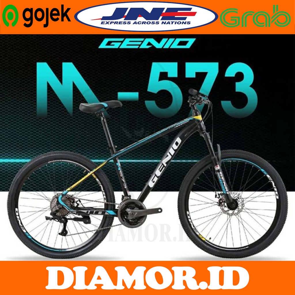 Sepeda Gunung 27.5 Inch GENIO M 573 Alloy 27 Speed Suspensi Lock Out