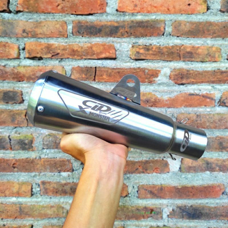 KNALPOT RACING CLD MONSTER MODEL LASER D50MM FOR ALL MOTOR MATIC