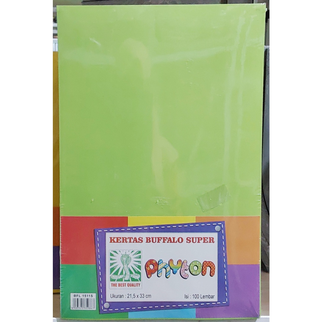 

(PAK) KERTAS BUFALLO POLOS PHYTON HIJAU TERANG / BUFALLO / KERTAS BUFALLO