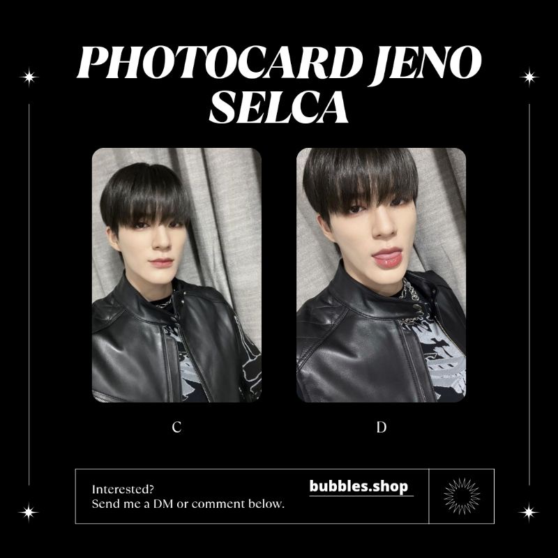 PHOTOCARD UNOFFICIAL JENO NCT SELCA