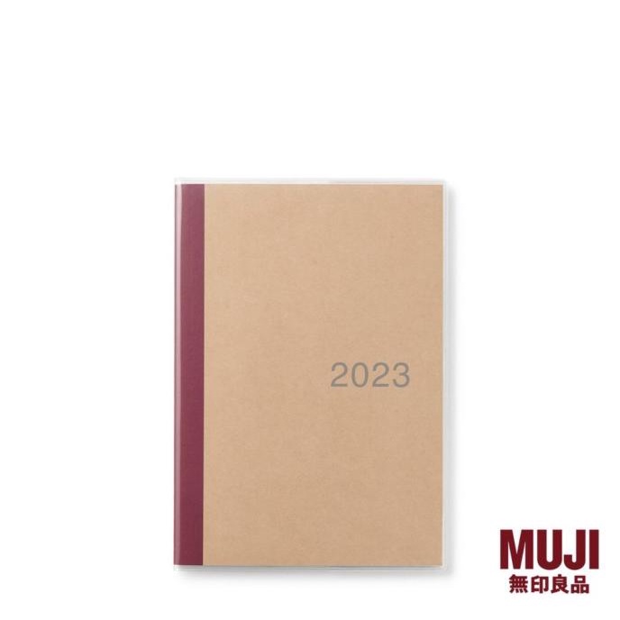 

MUJI 2023 KRAFT MONTHLY PLANNER SUNDAY STARTS/AGENDA DIARY BUKU HARIAN