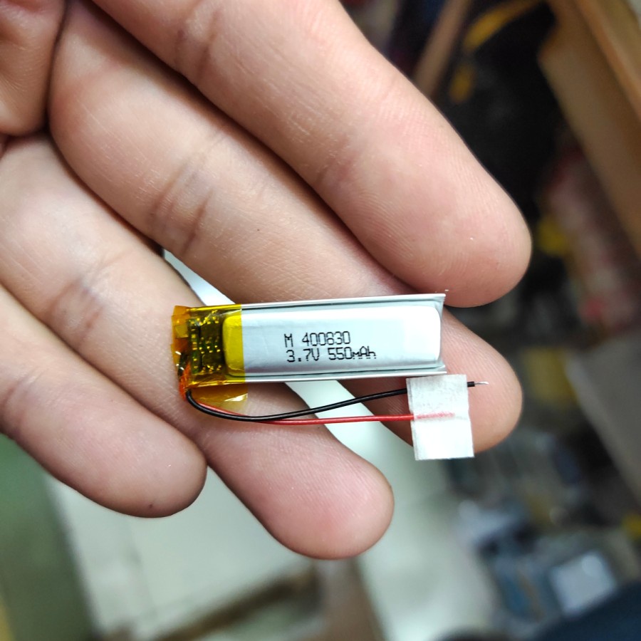 BATERAI UNIVERSAL 400830 ukuran 8mm x 30mm 550mah kabel 2 MANTUL