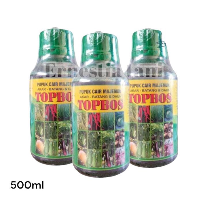 Pupuk Cair TOPBOS Daun Akar Batang Topbos 500ml NPK 15% Unsur Mikro : S, Fe, B, Ca, Zn, Mgo hibaflor
