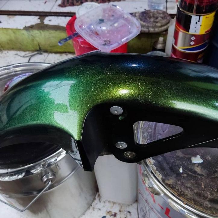 Paling Laku Blue Green Gold 250ml cat bunglon 3 warna