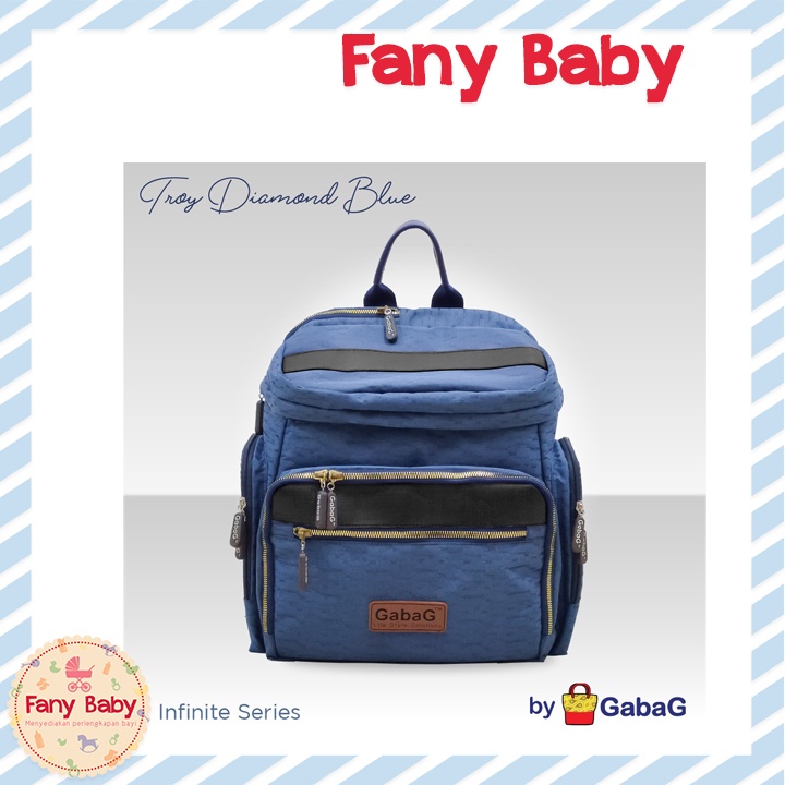 GABAG THERMAL BAG TROY EXECUTIVE - BACKPACK SERIES (FREE 1 ICE GEL)