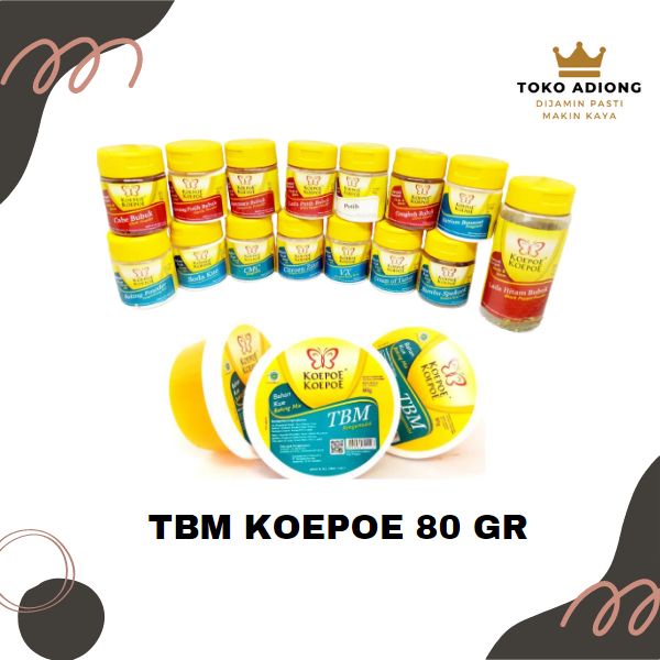 

KOEPOE KOEPOE TBM ( PENGEMULSI ) - BAHAN KUE - BAKING MIX 80 Gr