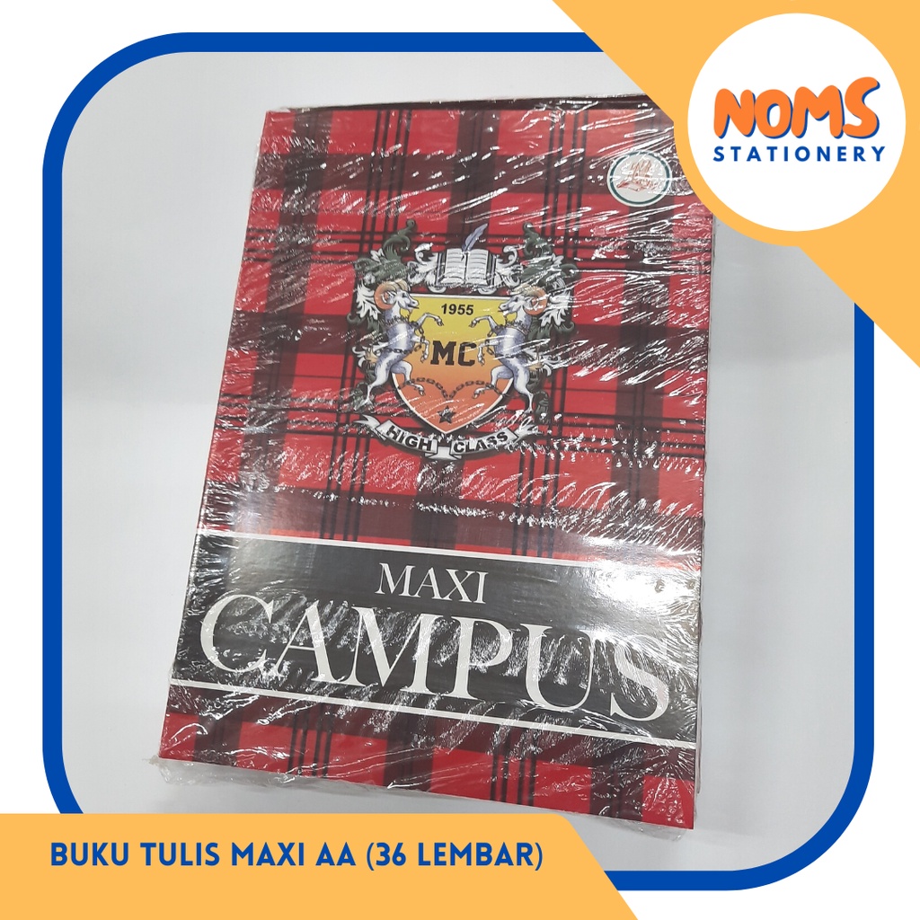 

Buku Tulis AA Maxi Isi 36 Lembar ( 1 Pack isi 10 buku )