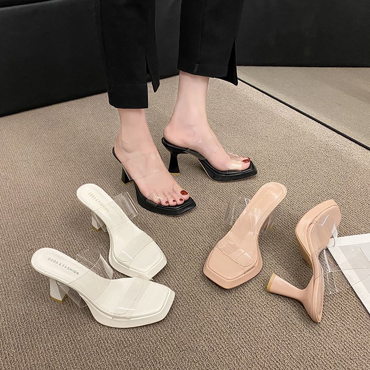 Sandal Heels Fuji Perempuan Cewek Lucu Bagus Lembut Comfort Fashion Terbaru Barang Import hil hel heel hils hels hee Hak Tinggi Tapak Tinggi H5C
