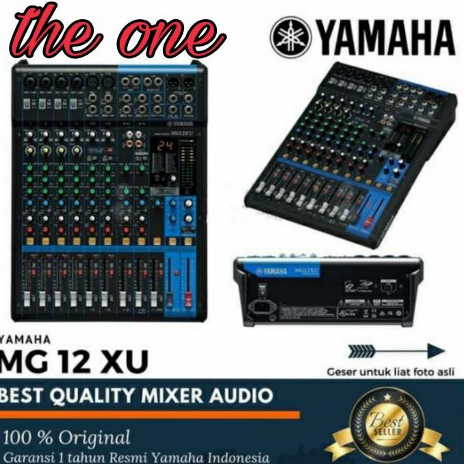 Audio Mixer Yamaha 12 Channel Mg 12 Xu/Mg12Xu/Mg 12Xu.Greda A