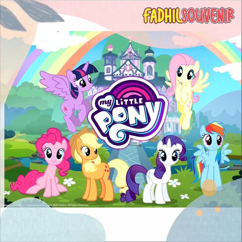 

STIKER LABEL BENTO GOODIE BAG ULTAH SERI LITTLE PONY FADHILSOUVENIR