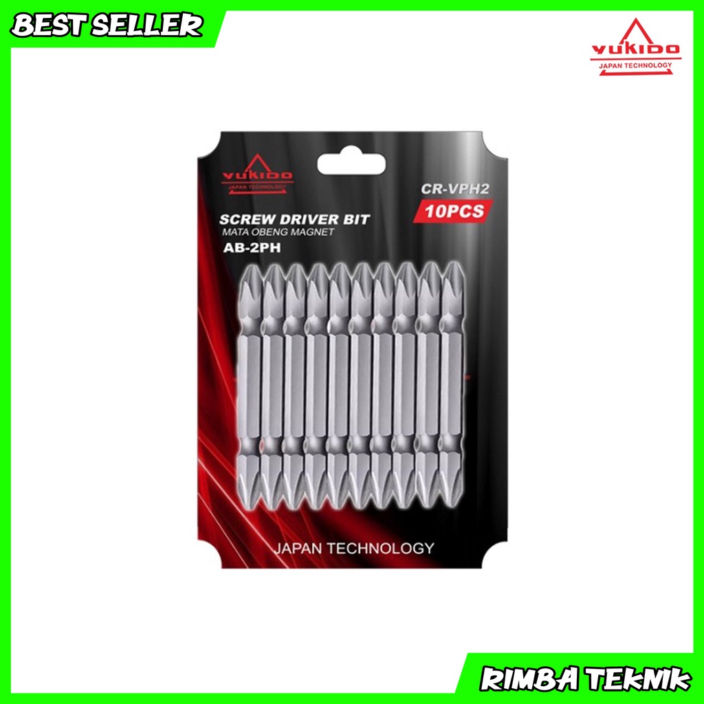 YUKIDO MATA OBENG ANGIN SCREWDRIVER SET 10 PCS