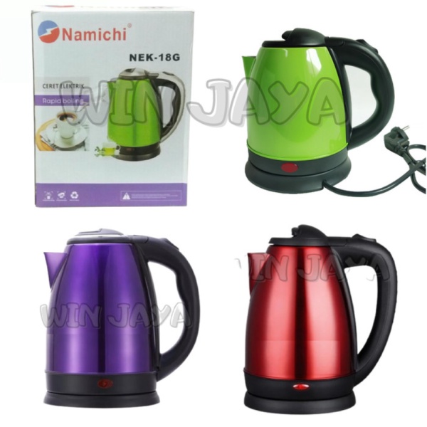 Unik TEKO LISTRIK 1.8 L WARNA-TEKO ELEKTRIK -TEKO STAINLESS-PEMANAS AIR Limited
