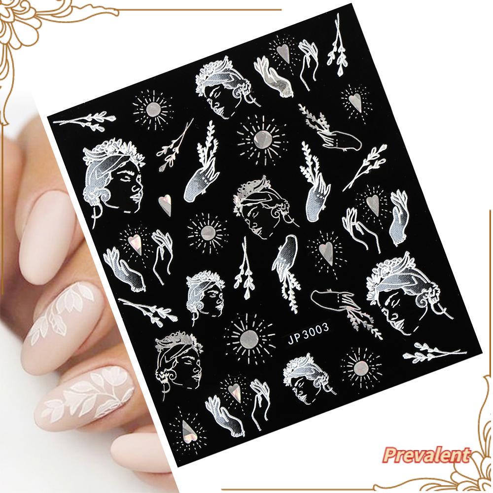 Preva Stiker Kuku DIY Manicure Flower Balet Elegan