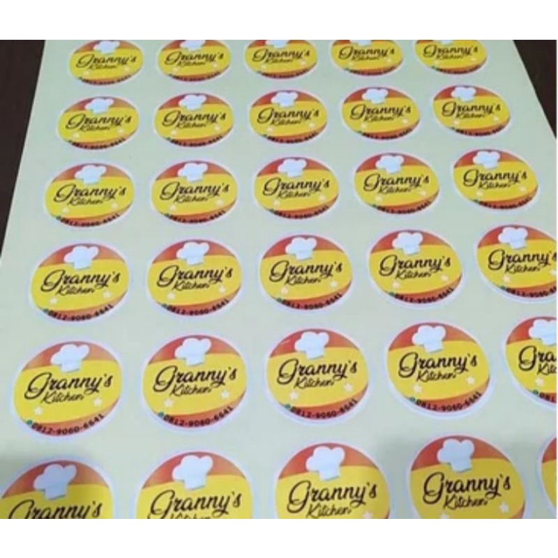 

stiker label kemasan lembaran a3+