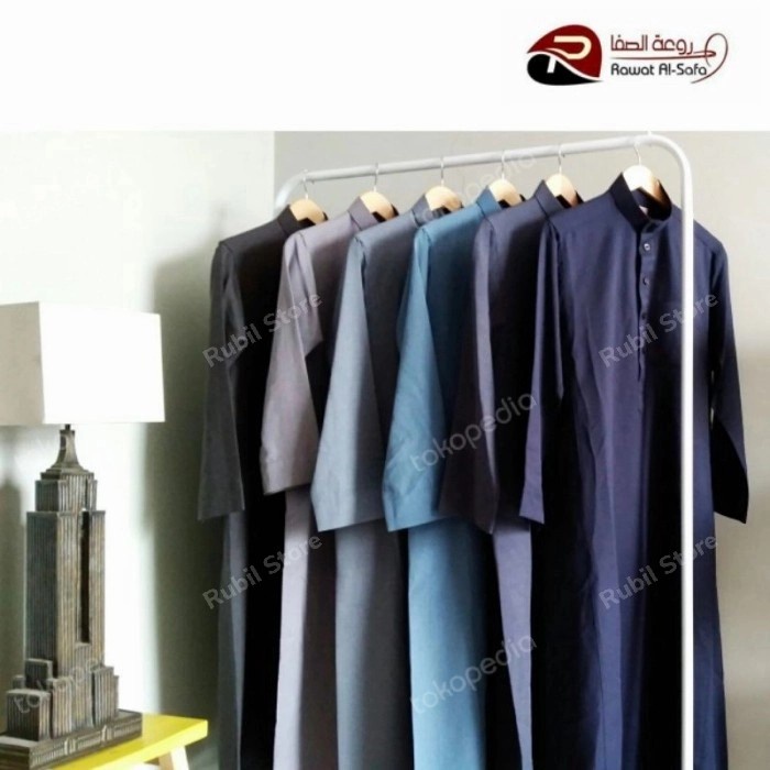 {FamilyStore} Jubah Gamis Woll Rawat Al Safa import Saudi - Dewasa Murah