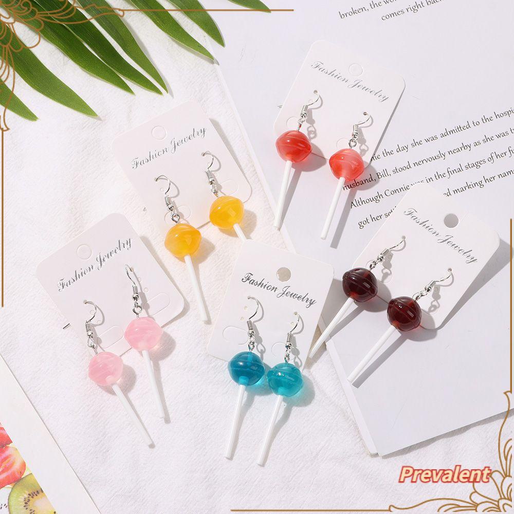 Preva Anting Lolipop Anting Wanita Resin Handmade Food Earring