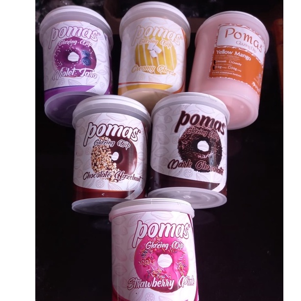 

POMAS Glaze Varian Rasa / Glaze Toping Donut / Glaze Murah
