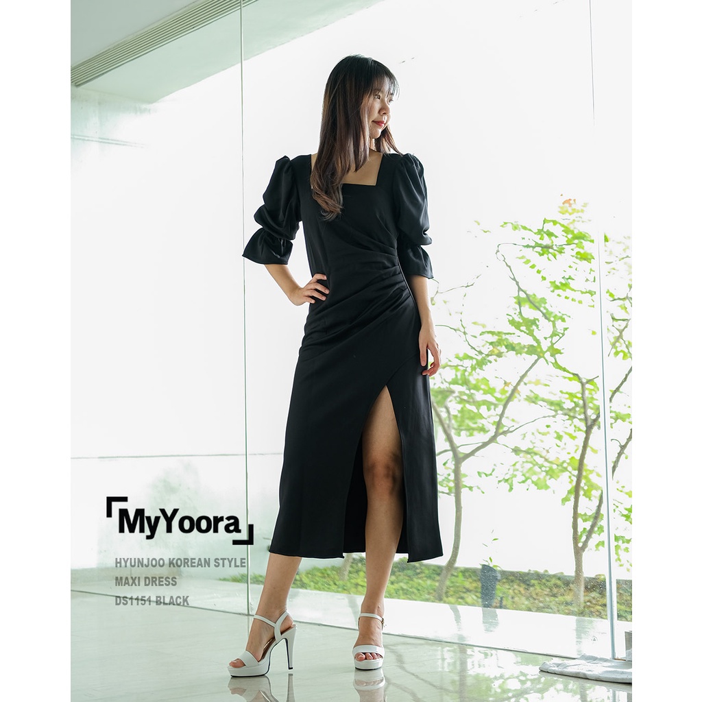 MyYoora Hyunjoo Korean Style Maxi Dress DS1151