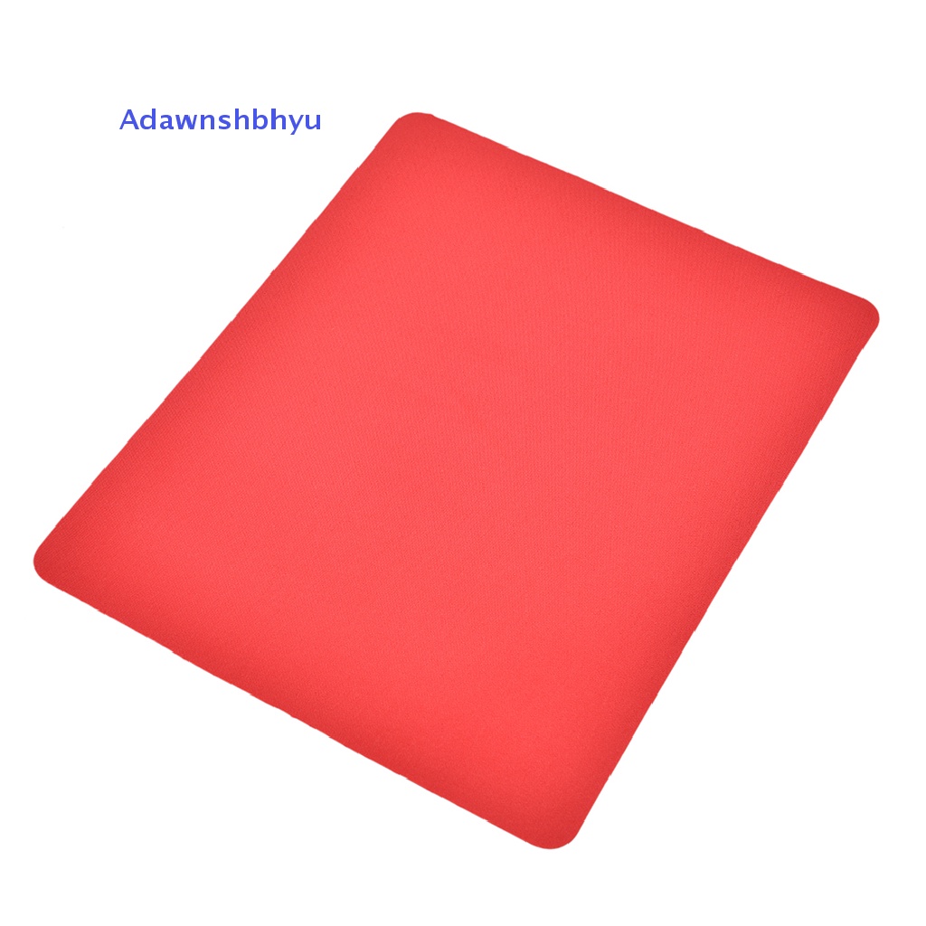 Adhyu Hot 21.5 x 17.5cm Gaming PC Laptop Mouse Pad Anti-Slip Warna Solid Rectangle Mat ID