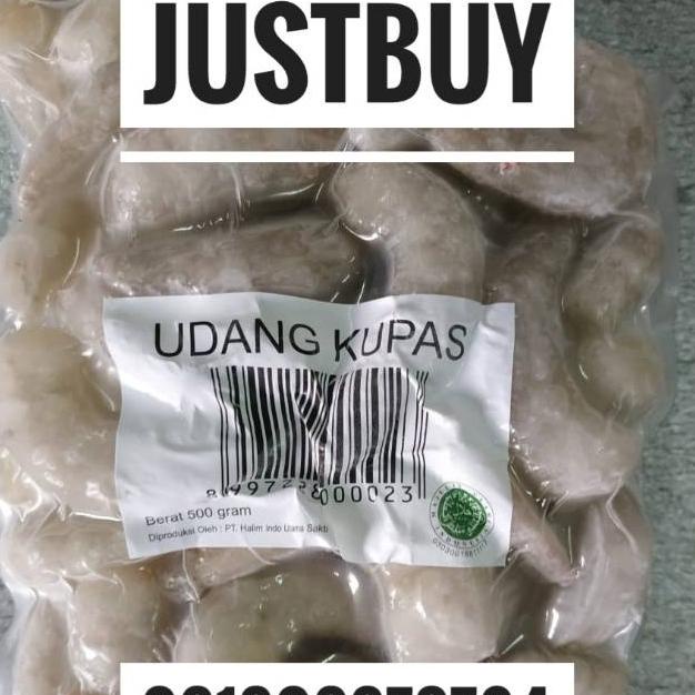 

[BAYAR DITEMPAT] Udang kupas beku / frozen peeled shrimp 500g (raw) vanamei