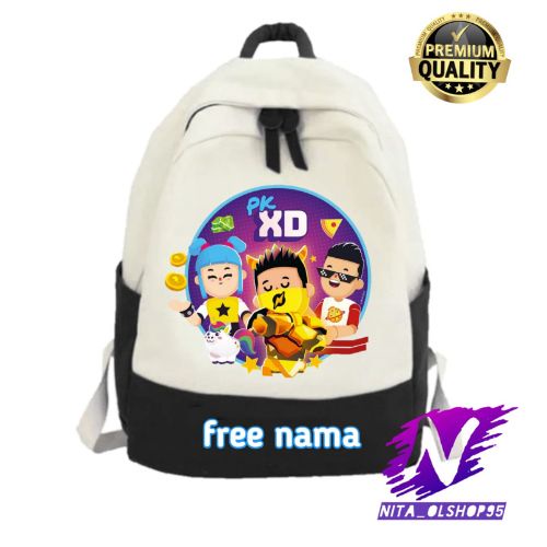 tas anak pkxd game bermain bersama teman