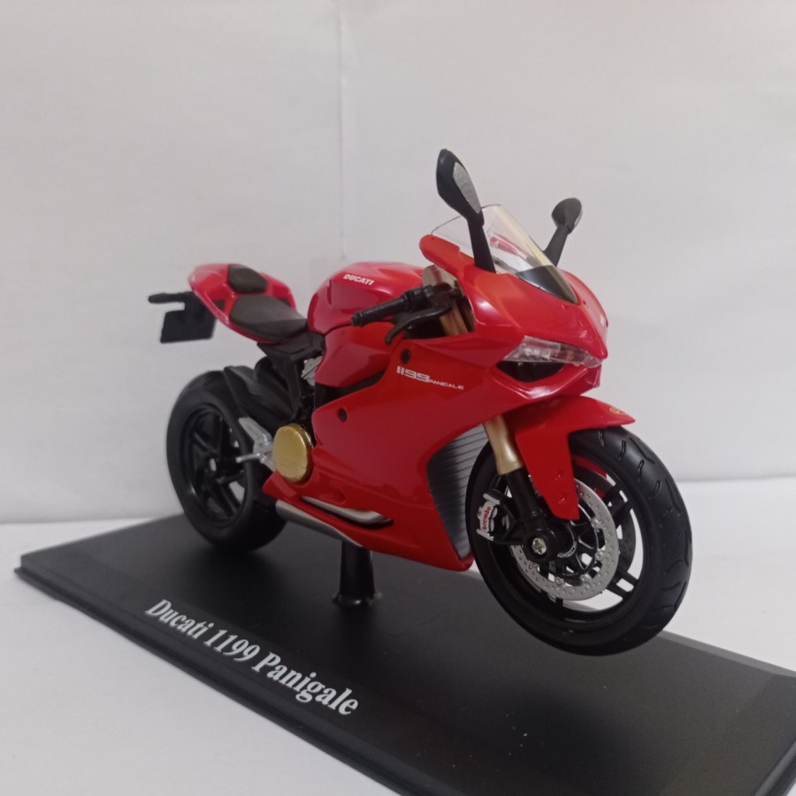 Ducati 1199 Panigale miniatur motor sport Maisto 1:12 original murah