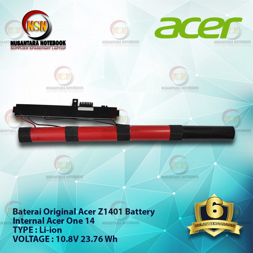 Baterai Original Acer Z1401 Battery Internal Acer One 14 / Z1401