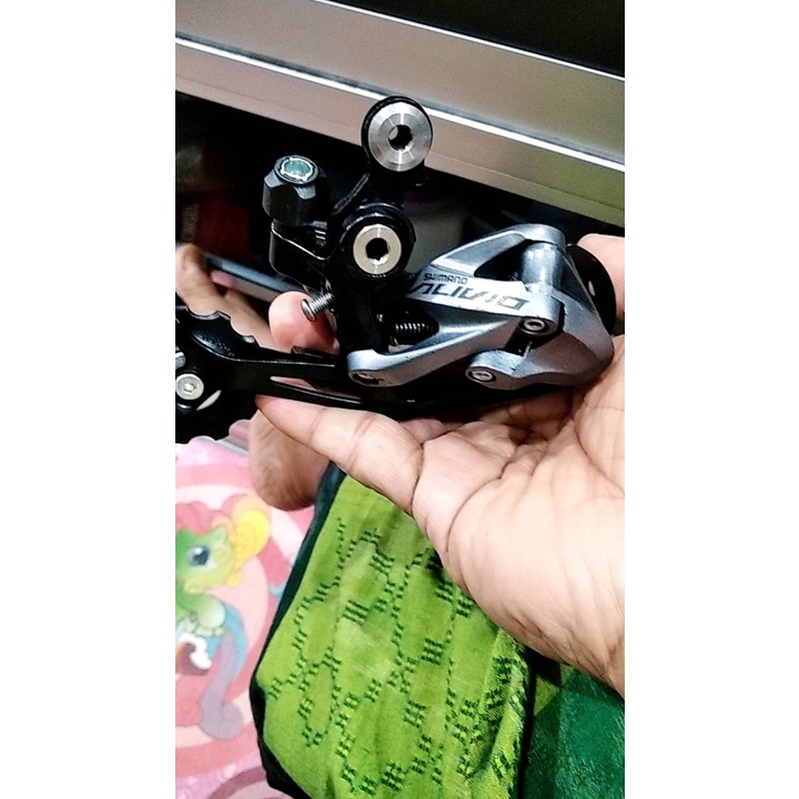 RD Shimano Alivio 8/9/10 Speed Rear Derailleur M4000 Sepeda Lipat MTB Roadbike DLL