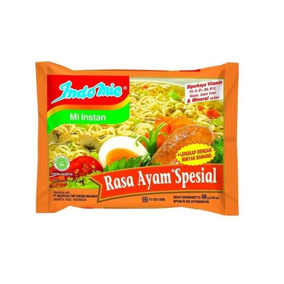 

ュ Indomie Mie Instan Ayam Spesial 2 x 68 gr げ