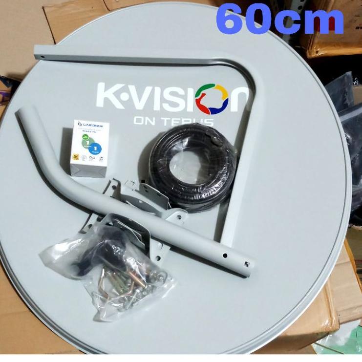 Harga Termuraah Antena parabola 60cm k-vision lengkap tanpa receiver