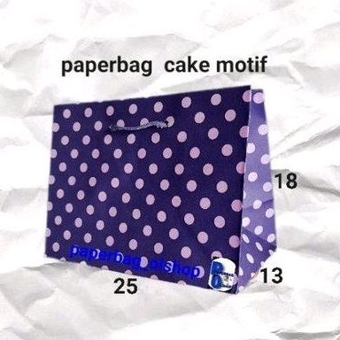 

paperbag cake polka (25×13×18)