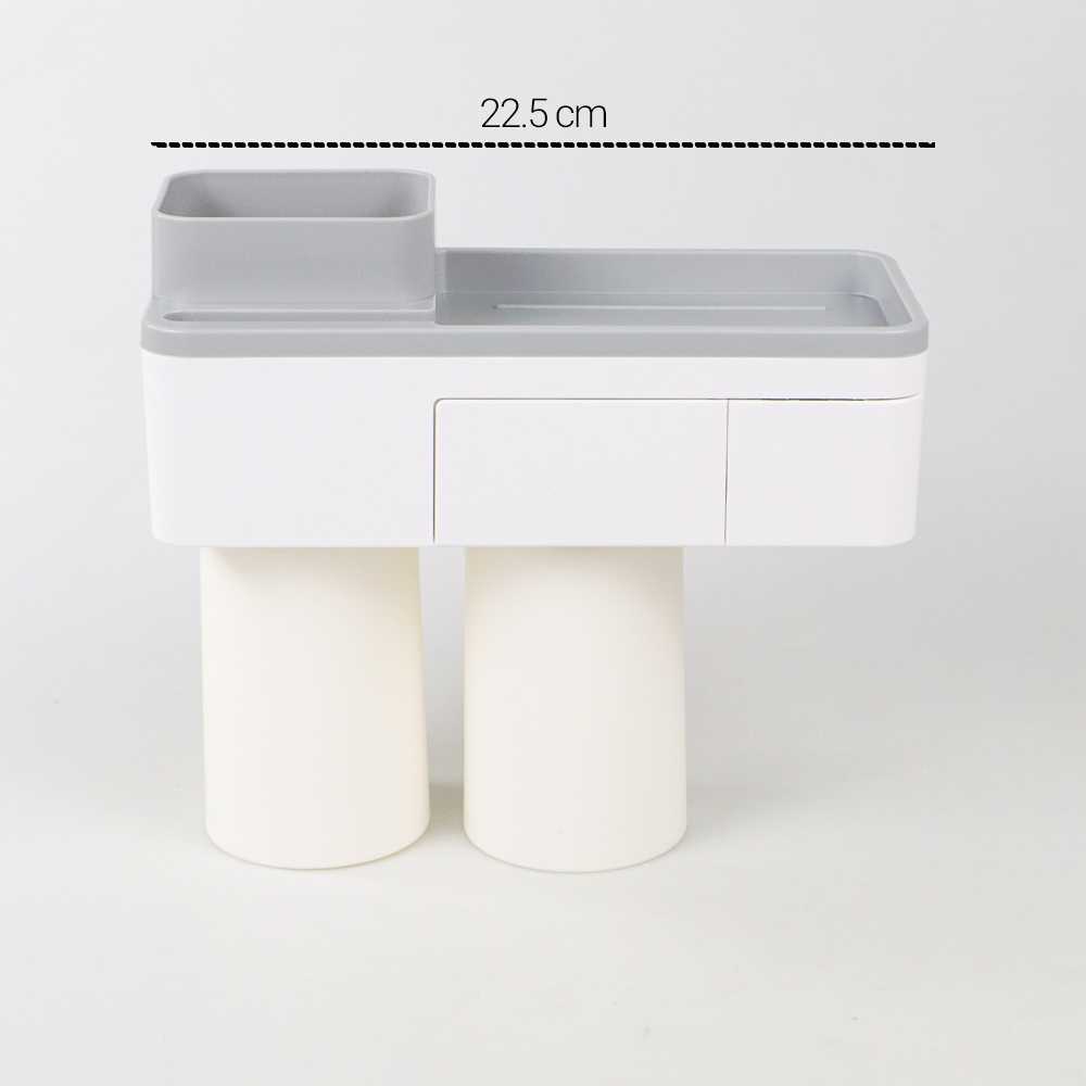 BATHE PROJECT Rak Gantung Kamar Mandi Organizer 2 Cup - A1615 ( Mughnii )