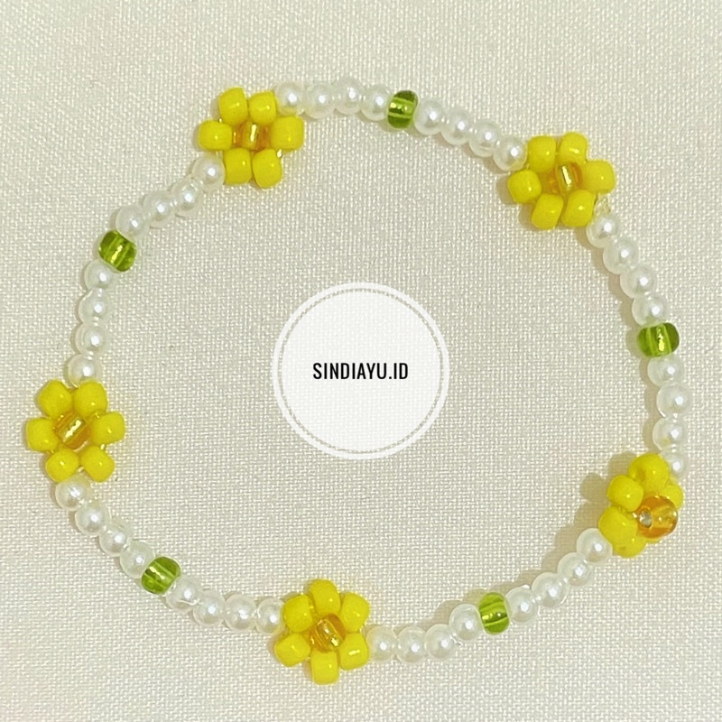 BRACELETE SUNFLOWER | GELANG MANIK SUNFLOWER