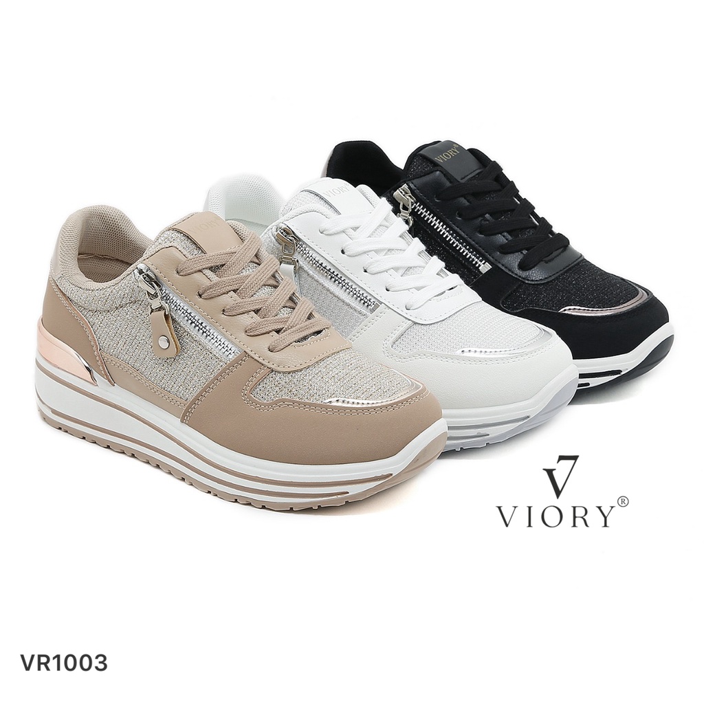 VIORY Sneakers Zipper Shoes #VR1003 ORIGINAL