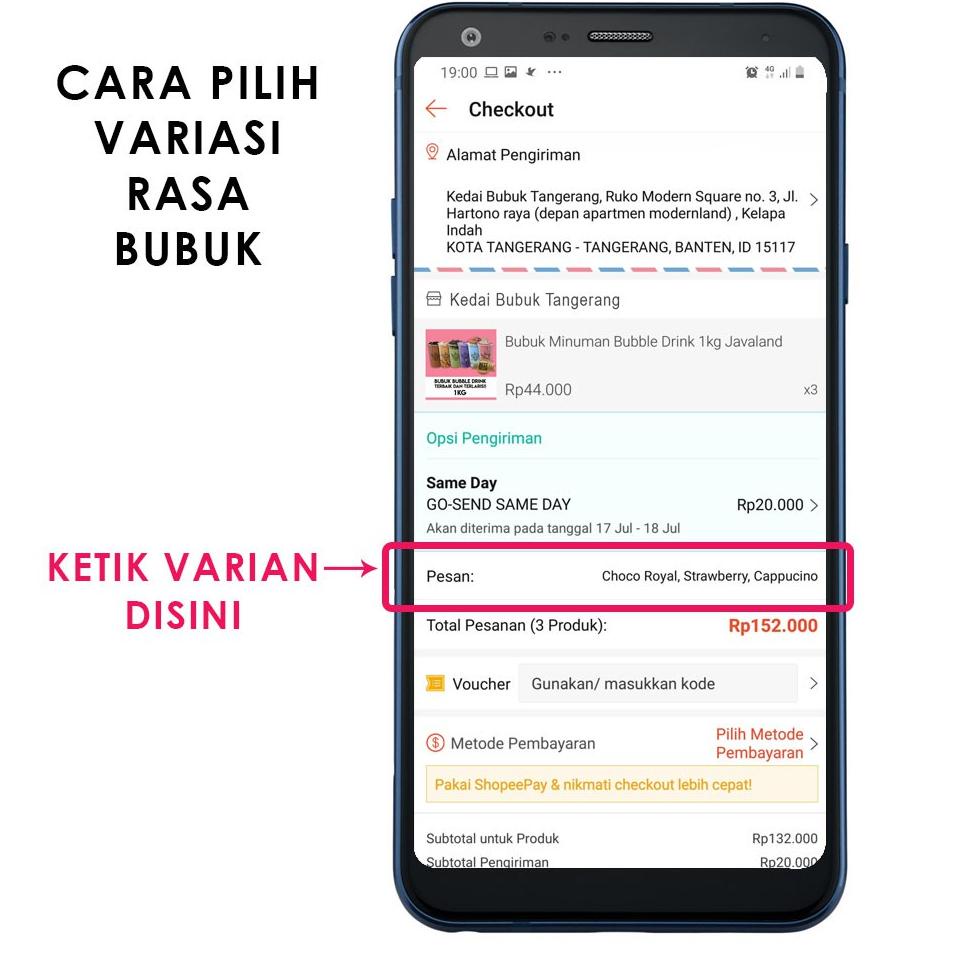 

[PRODUK B667L] Bubuk minuman bubble drink berkualitas Javaland TESTER 500g PDT