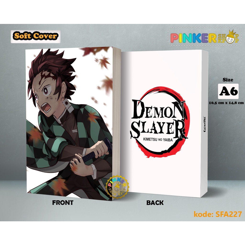 

(SFA227) Pocket Note Anime Demon Slayer Cover Softcover